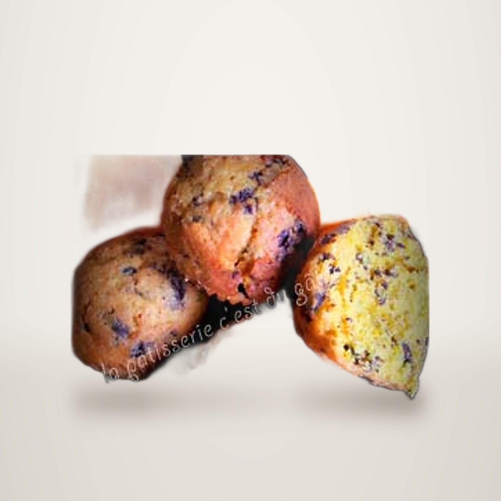 Muffins aux pépites de chocolat.